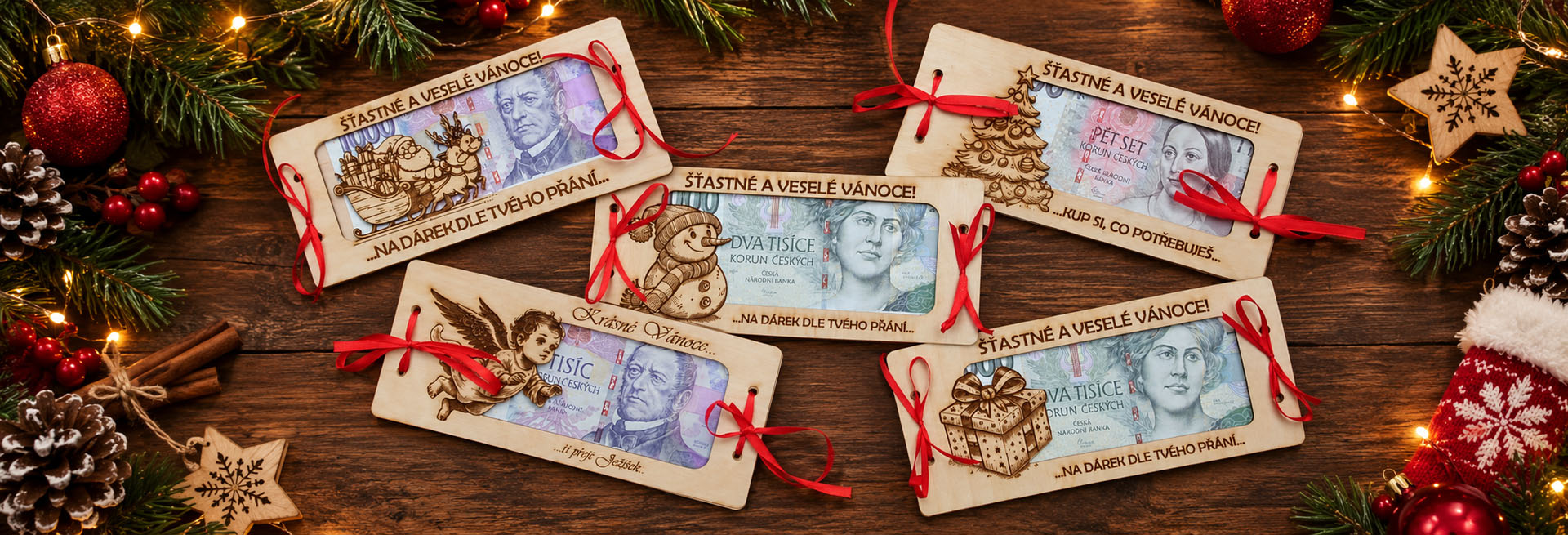 Dárkové kazety na peníze