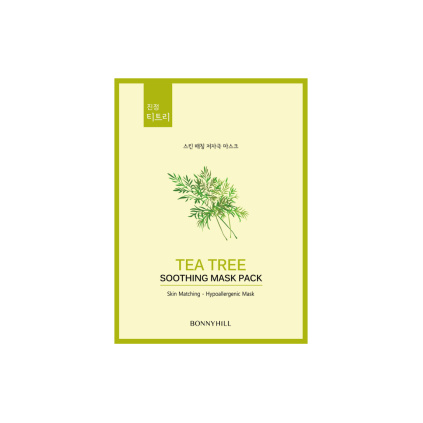 BONNYHILL Hypoalergenní pleťová maska - Tea Tree olej 1ks