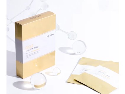 ECLADO GOLD Esenciální maska 10 ks