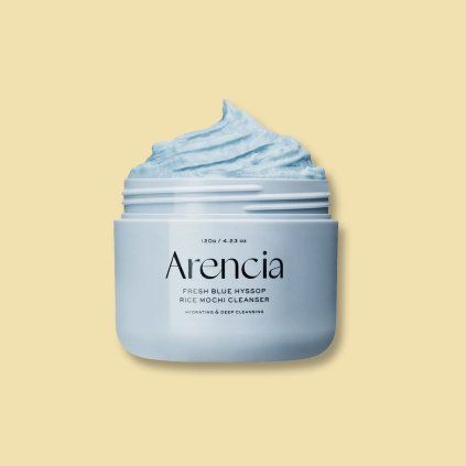 1597 2 fresh blue hyssop rice mochi cleanser
