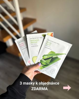 Při nákupu nad 45 € od nás získáš 🎁 3 pleťové masky ZDARMA. Vyber si produkty na www.kbloom.cz.