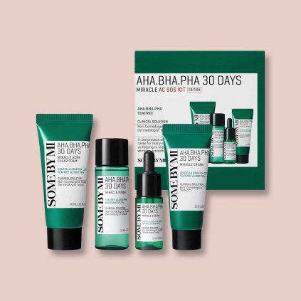 AHA BHA PHA 30 Days Miracle Ac S.O.S Kit sada na aknóznu pleť