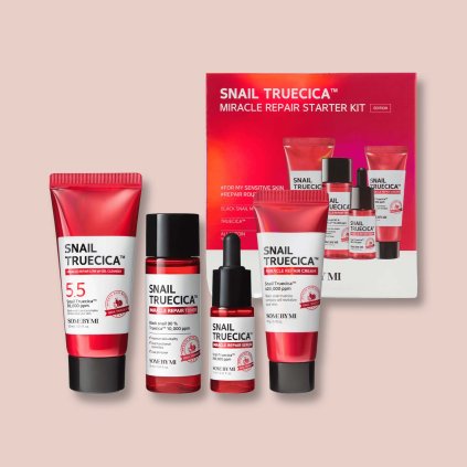Snail Truecica Miracle Repair Starter Kit sada na problematickú pleť