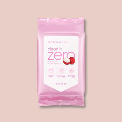 Clean It Zero Lychee Vita Cleansing Tissue čistiace obrúsky