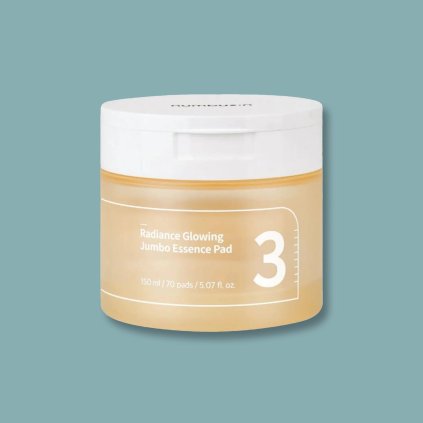 No.3 Radiance Glowing Jumbo Essence Pad rozjasňujúce tampóny