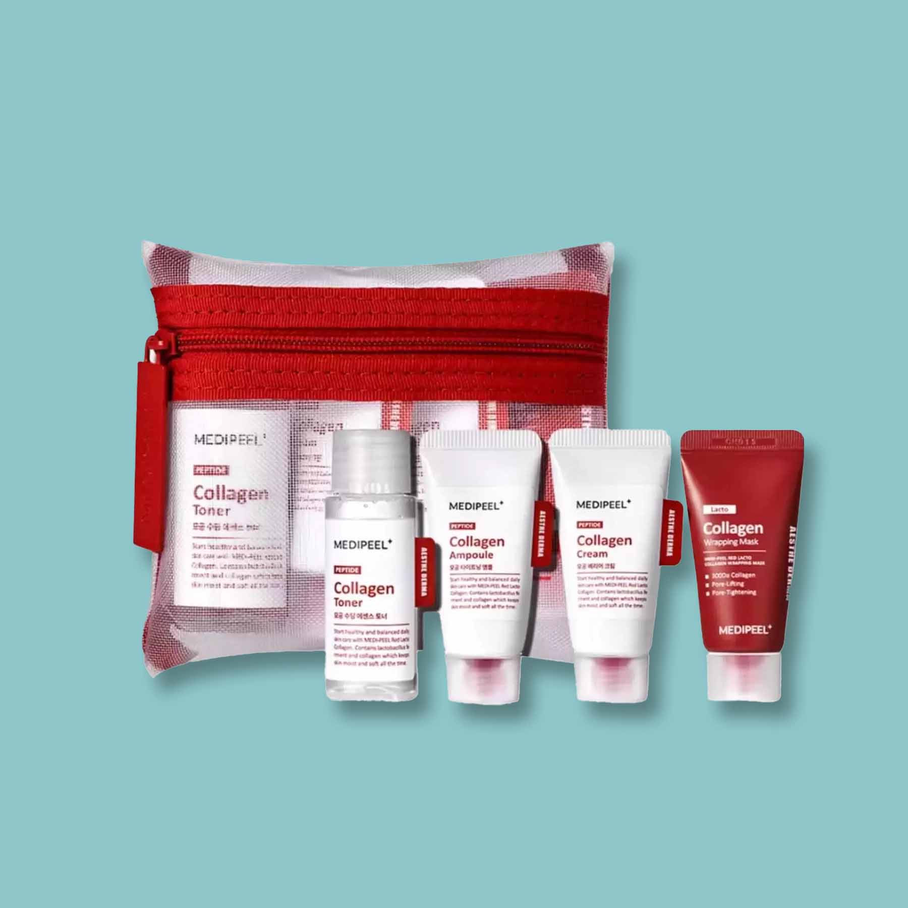 Medi-Peel Red Lacto Collagen Skin Care Trial Kit set