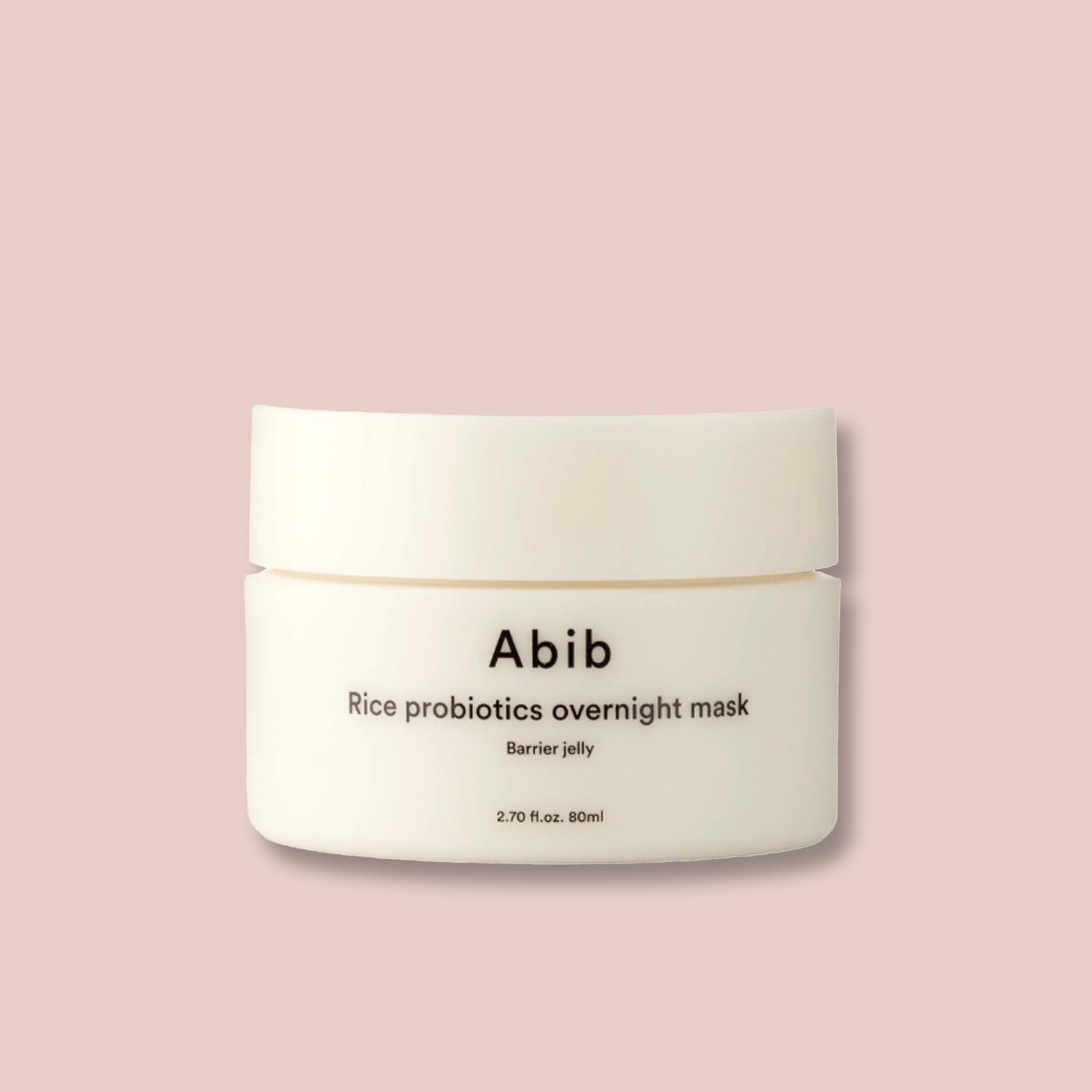 ABIB Rice Probiotics Overnight Mask Barrier jelly pleťová nočná maska 80 ml