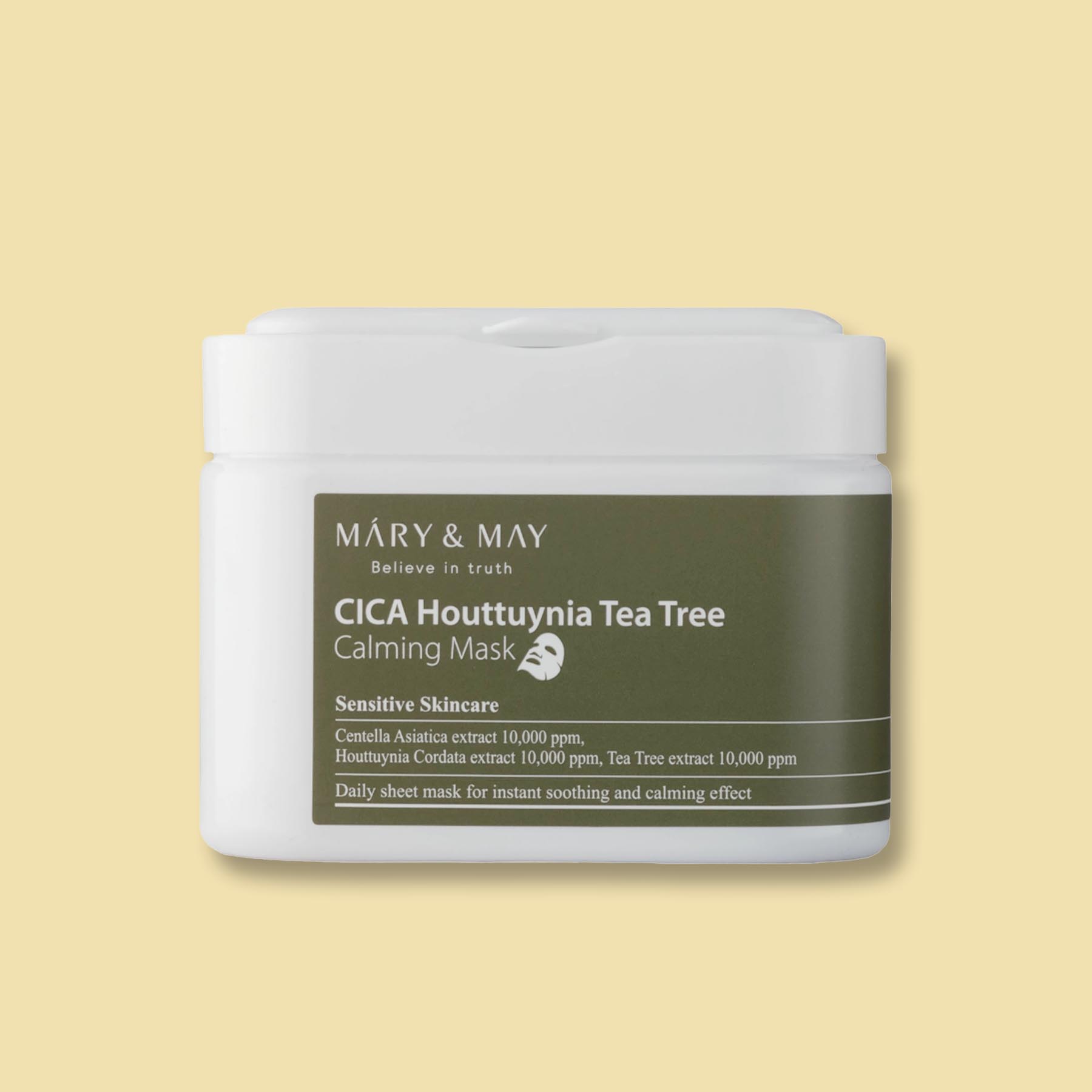 Mary&May Cica Houttuynia Tea Tree Calming Mask 30 ks 400 g