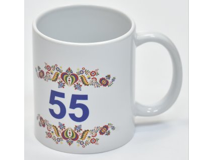 Keramický hrnček 330ml  pre muža 55 výška 95mm priemer 82mm