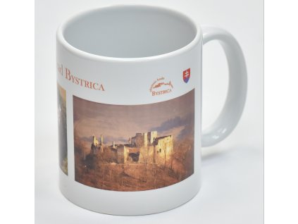 Keramický hrnček 330ml Hrad Bystrica 3 80 výška 95mm priemer 82mm