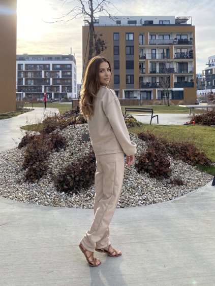 Sleek tracksuit Nude