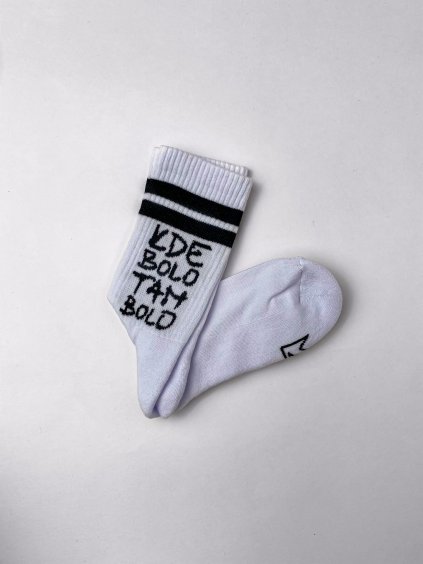 White B Socks