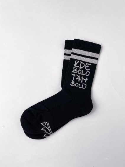 Black W Socks