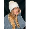 White Bubble Beanie