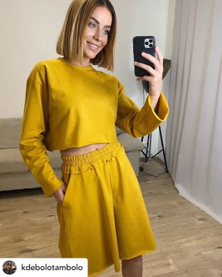 SLOPPY SET Sak ale takato lubiva teplakova suprava @wherewastherewas nie je vobec zla 😍 Mustard 1ks S a 1ks M Butter 1ks M...