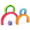 PL107 Rainbow Tunnel Wooden Toy Tower