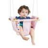 SW133 5 pink canvas swing