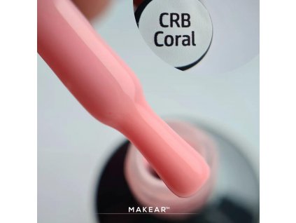 12804 makear rubber base crb07 coral 8ml