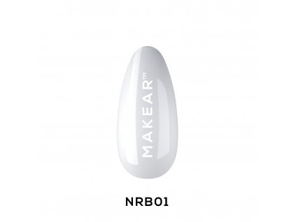 makear nude rubber base white nrb01
