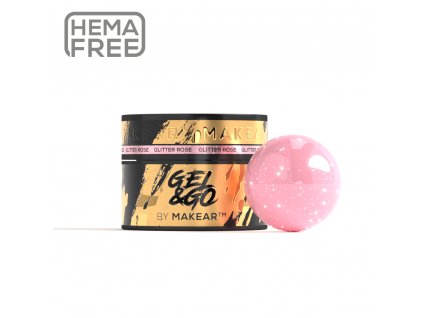 makear gelandgo glitter rose GG23 50ml