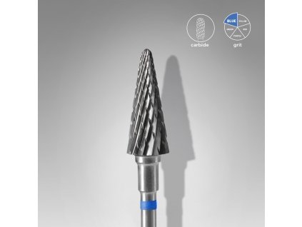 staleks karbidovy brusny nadstavec cone blue ft71b060 14