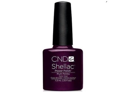 cnd shellac plum paisley