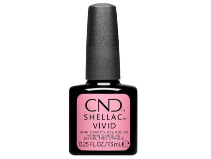 cnd shellac vivid blush pink