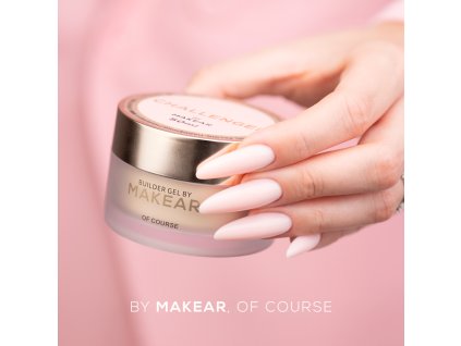 makear challengel stavebny gel HG02 MILKYPEACH 8