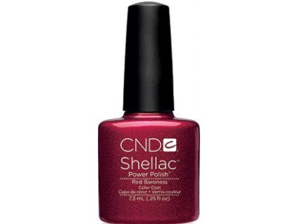 9585 cnd shellac red baroness 7 3 ml jemna perlet