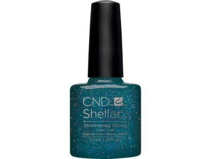 9786 cnd shellac shimmering shores 7 3 ml rhythm heat trblietkovy