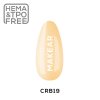 makear color rubber base nude yellow crb19