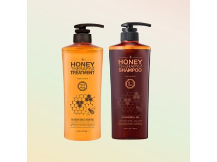 Vlasová sada "Medové pohlazení" pro zářivou výživu
