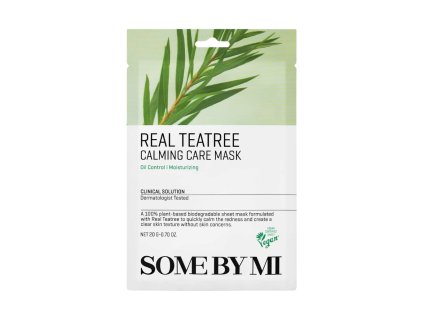Real Tea Tree Calming Care Mask - Plátýnková maska s tea tree proti akné | 1 ks