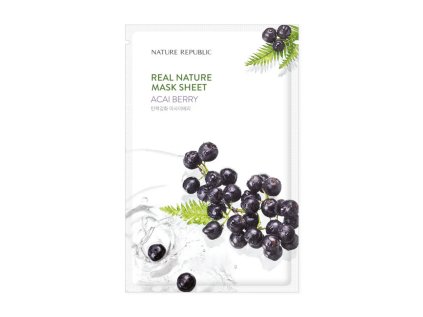 Real Nature Acai Berry Mask Sheet