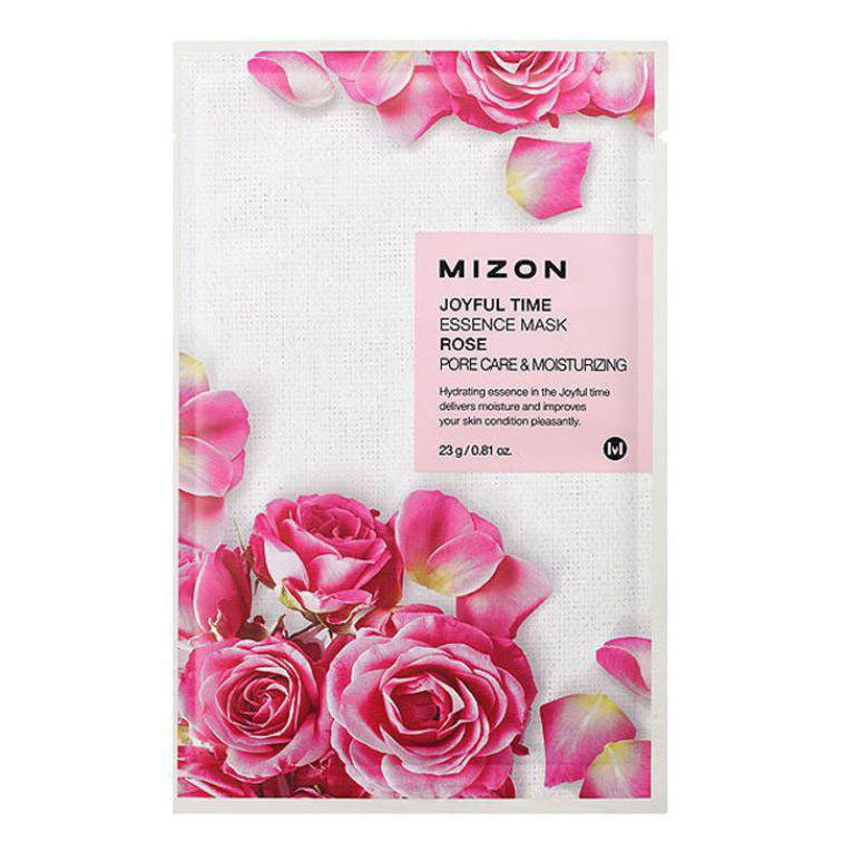 Mizon Joyful Time Essence Mask (Rose) - Hydratační plátýnková maska pro stažení pórů | 23 g
