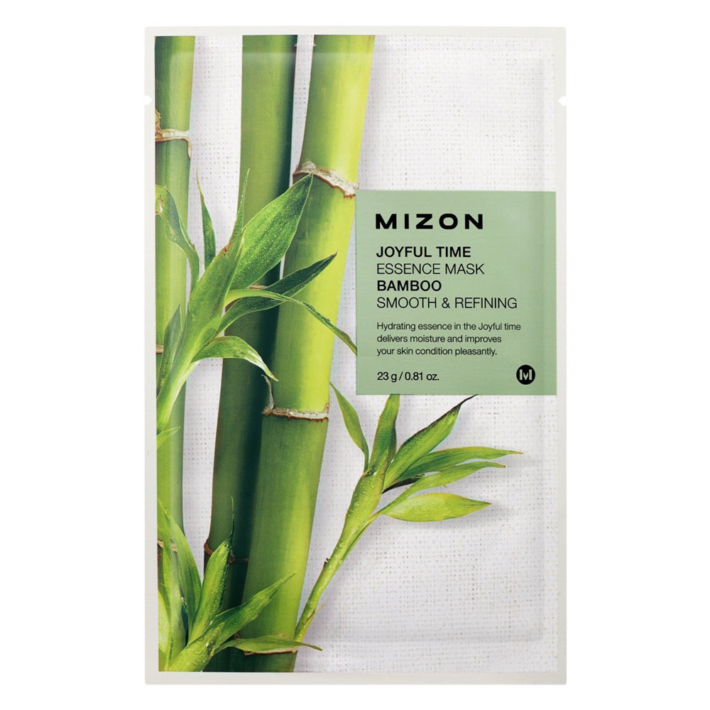 Mizon Joyful Time Essence Mask Bamboo - Plátýnková maska s vyhlazujícím efektem 23 g