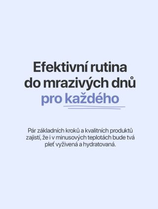 Teploty hluboko pod nulou dokážou potrápit naši pleť. ☃️ Jak dát pokožce správnou péči a výživu, aby ji mráz trápil co...