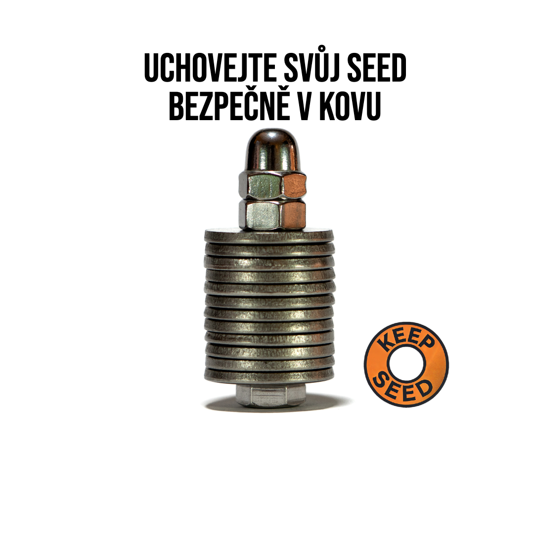 KeepSeed - uchovejte svůj seed bezpečně v kovu