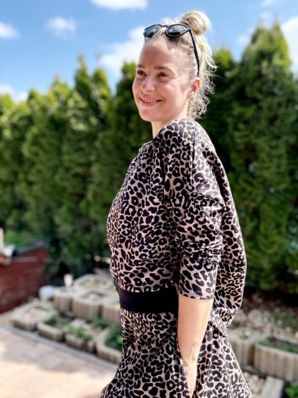 Dámská Mikina Libertà oversize LEOPARD