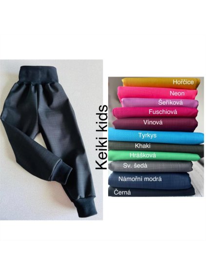 Dětské Jednobarevné jarní softky 128