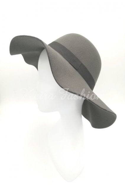 sivý klobúk dámsky
