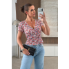 kvetinová blúzka