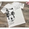 biele tričko mickey s perlami