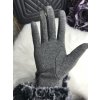 Rukavice Gray s kožušinou