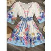 dámske vzorované kvetované šaty