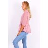 ružová romantická dámska blúzka