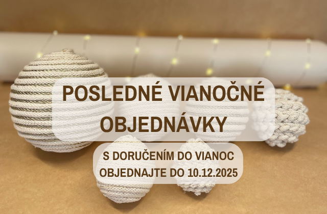 VIANOČNÉ OBJEDNÁVKY