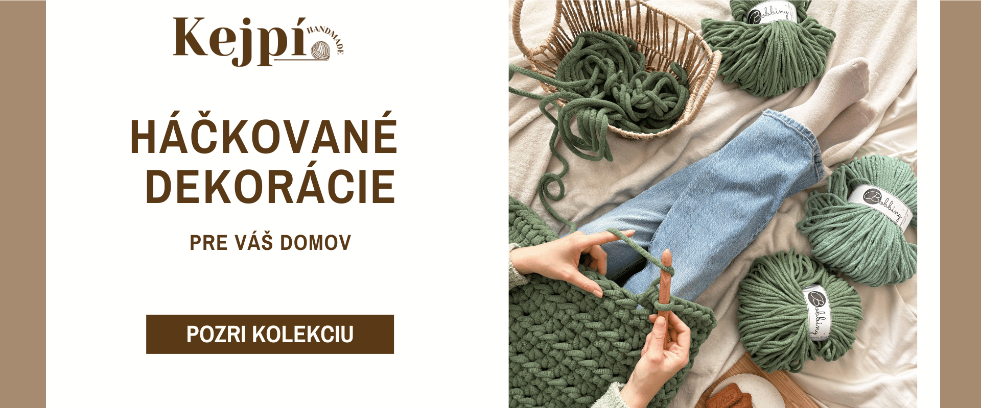 háčkované dekorácie