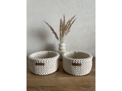 Sada 2 košíkov NATURAL