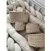 Sada 4 košíkov WARM BEIGE